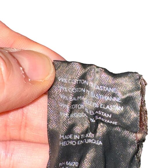 We The Free People Tex Slim Jeans Womens Size 26 Noir Black High Rise Button Fly - Picture 5 of 5